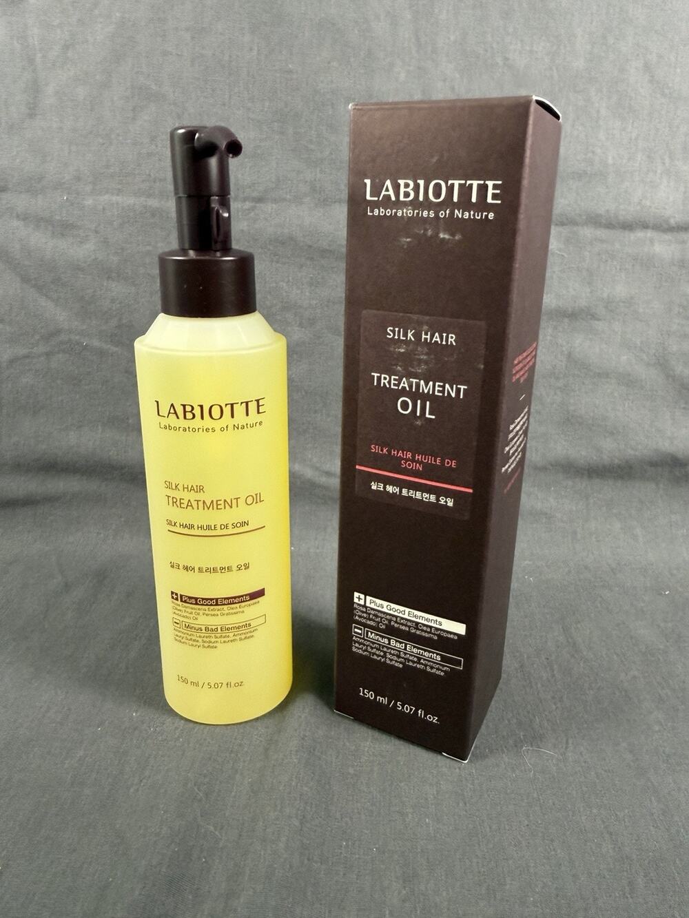 Labiotte Silk Hair Treatment Oil with Rosa Damascena, Olive, Avocado 150ml